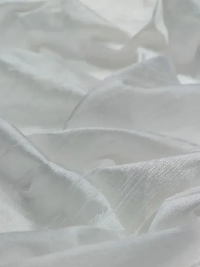 Plain Dyeable Pure Nylon Dhupian Fabric #MF109 thumb 3