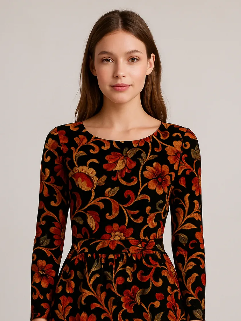 Poly Partywear Printed Fabric #Poly103 thumb 2