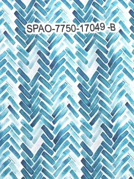 Tribal-Inspired Print Poly Linen Cotton Fabric [SPAO-7750-17049-B] thumb 4